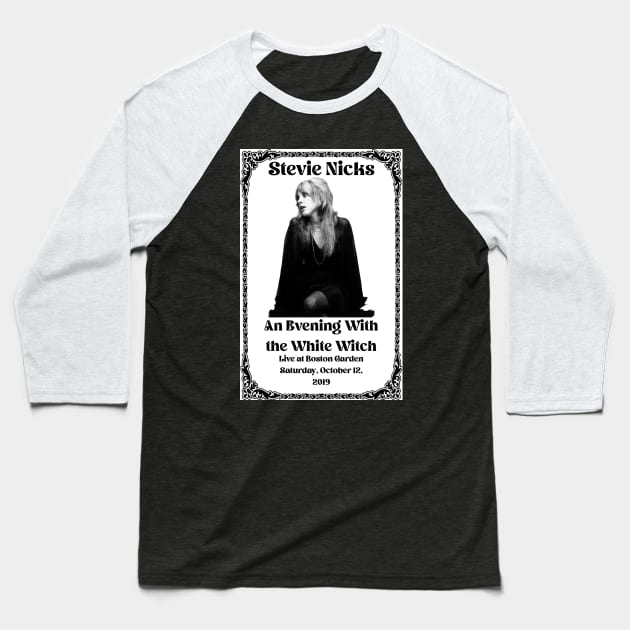 Stevie Nicks Baseball T-Shirt by TWO HORNS UP ART